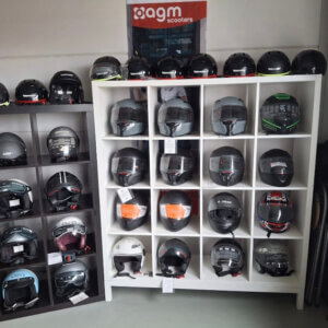 Fiets- en motorhelmen