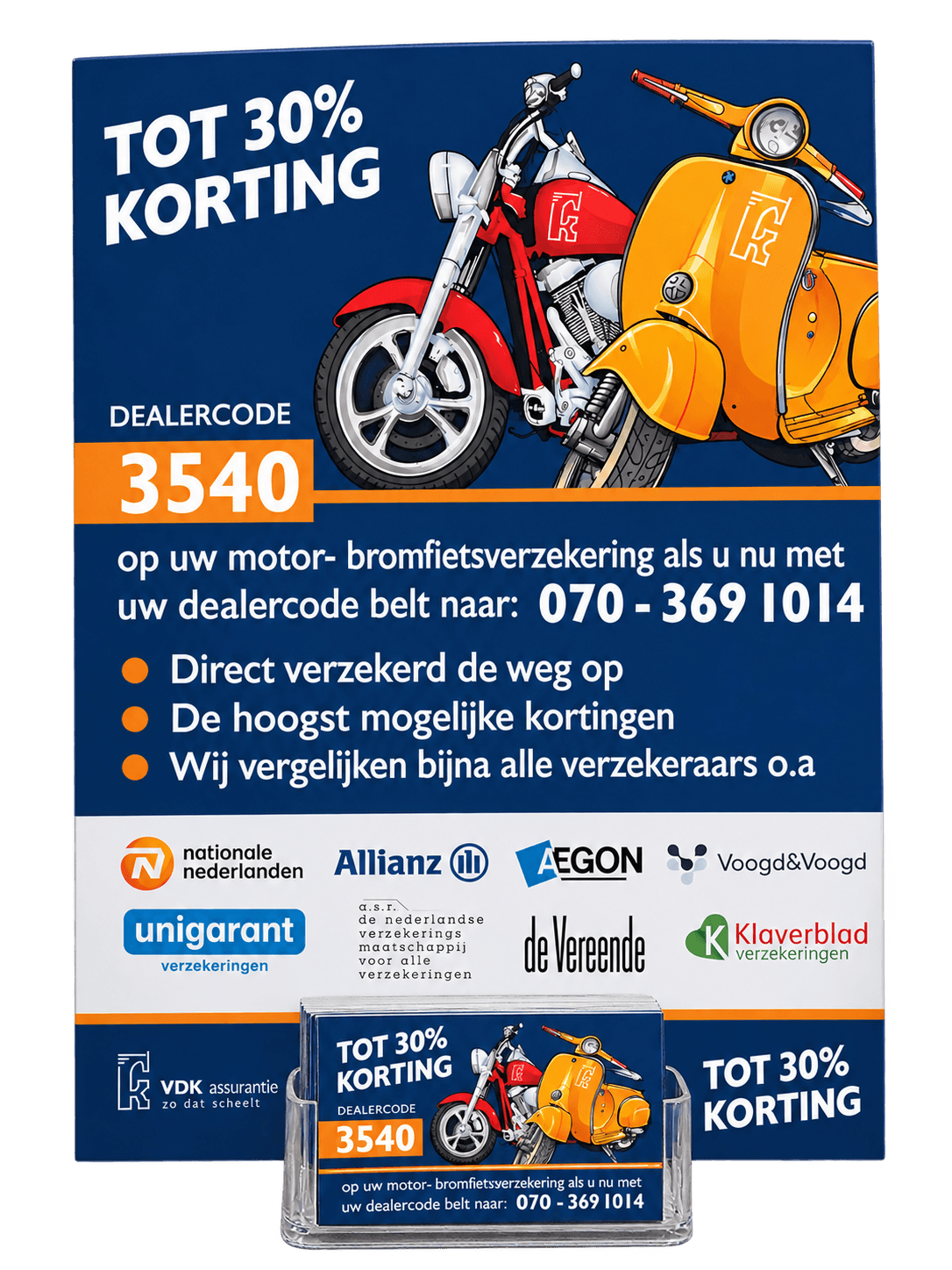 Motorcycle Insurance Promotion Display
